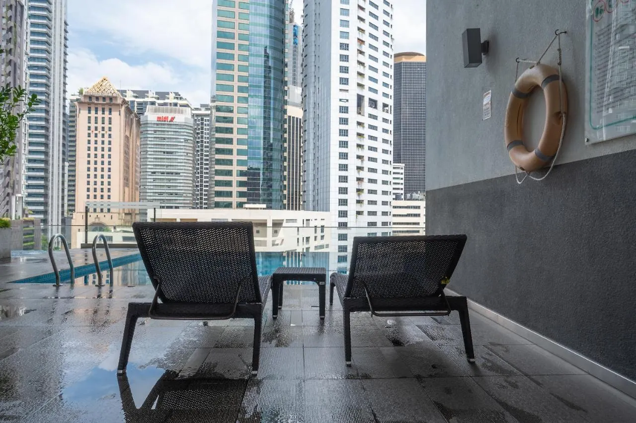 Apartment Ferienwohnung Greystone One Bukit Ceylon Kuala Lumpur